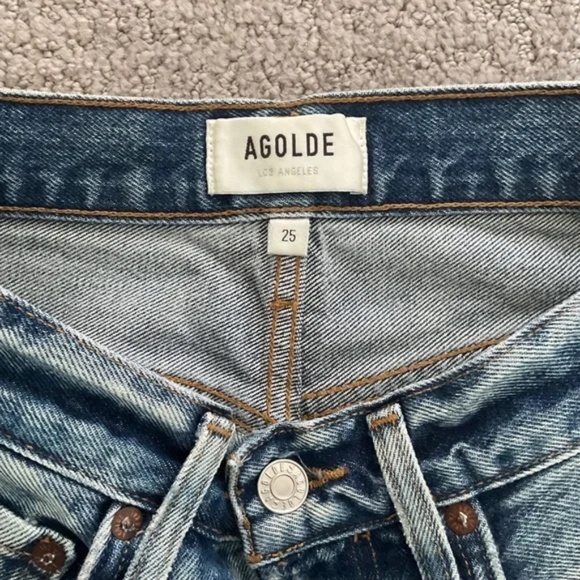 Agolde Riley Denim Short - Picture 3 of 6
